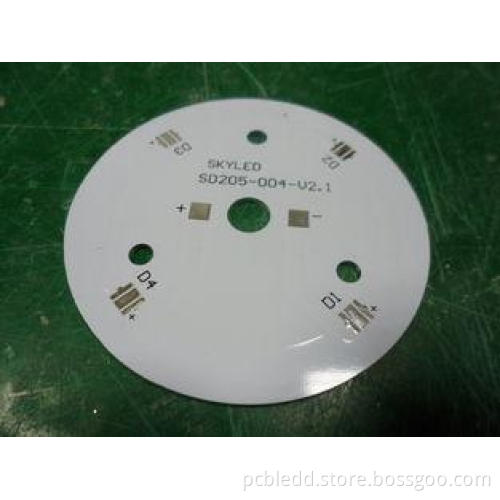 Customized Round LED Bulb PCB 1oz / 2oz / 3oz Single Layer
